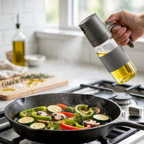 Glass Oil Sprayer — 250ml Cooking Oil Mister