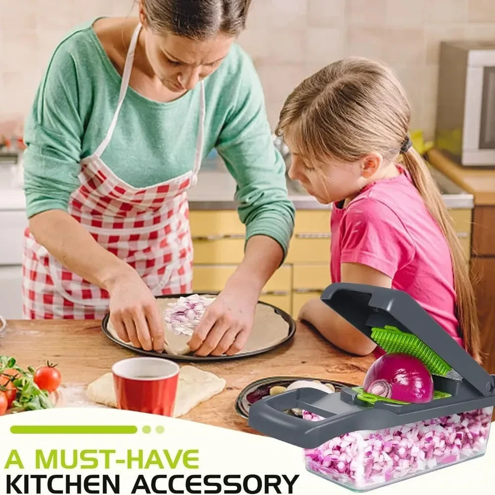 16-in-1 Vegetable Chopper with Container